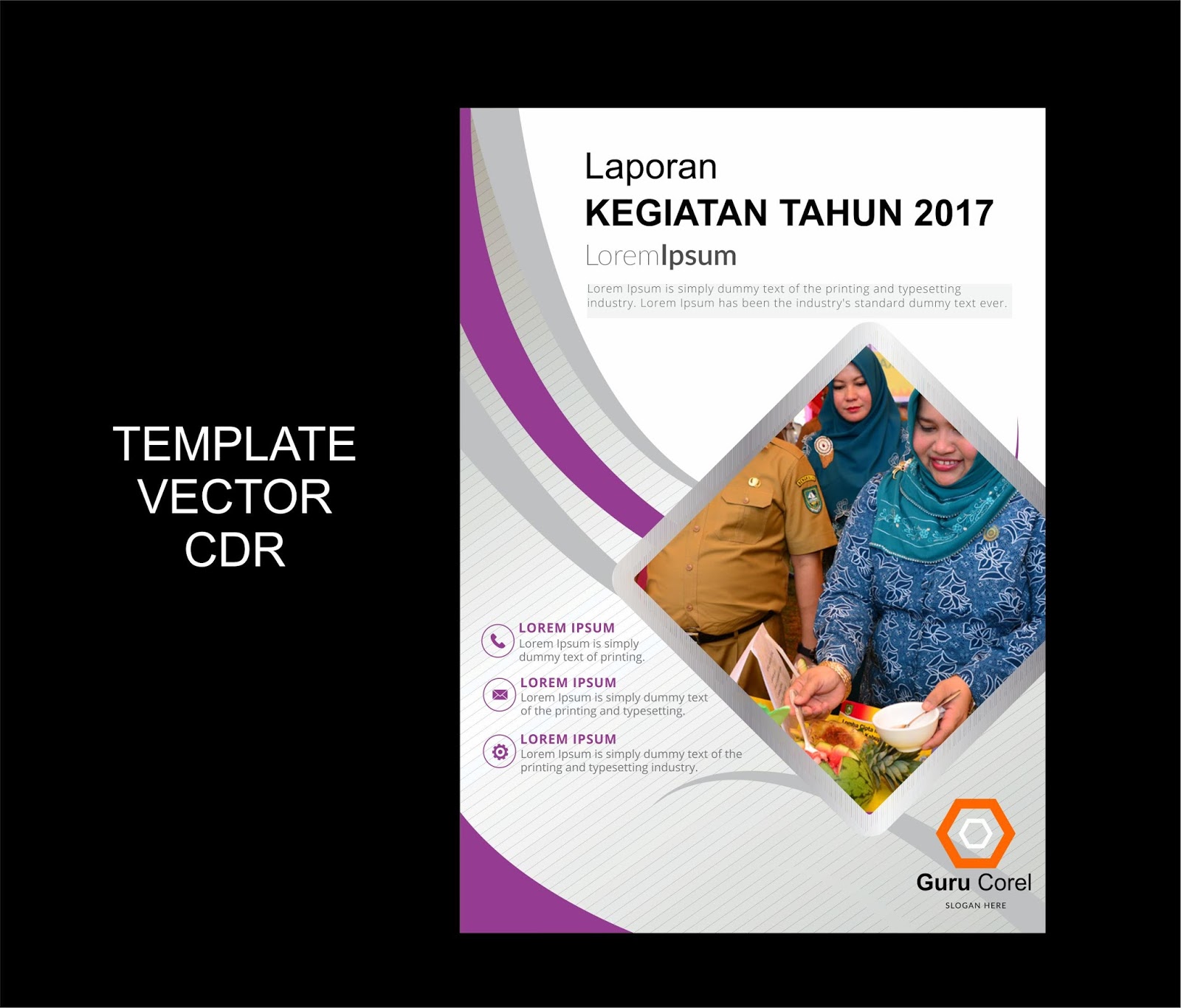 Free Download Cover Laporan Kegiatan 2017 Guru Corel Free Download Cover Laporan Kegiatan 2017 Guru Corel