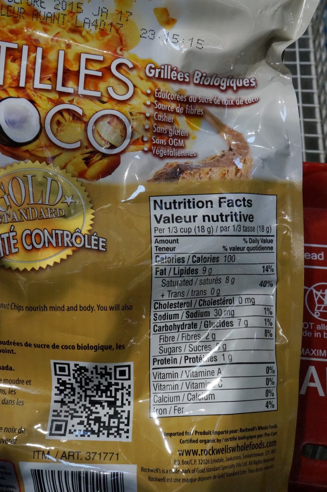 Fascinate Costco New item discovered in Costco Rockwell's Coconut Chips