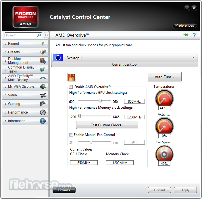 how to open ati catalyst control center windows 7 32 bit