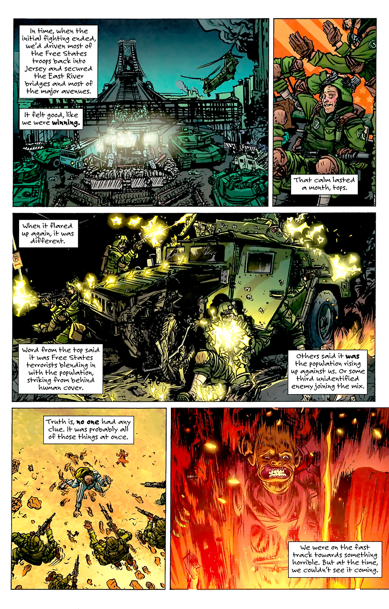 Read online DMZ (2006) comic -  Issue #18 - 12