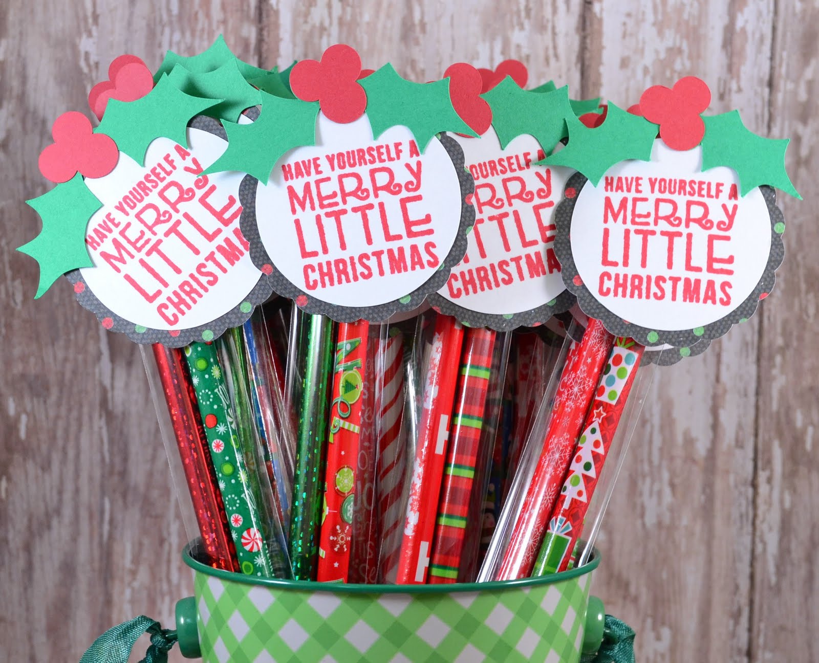 Carson's Creations Merry Little Christmas Pencil Toppers