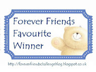 Wow I was the Forever Friends Favourite on Challenge 54 Ribbon/Lace