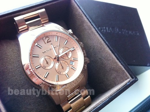 Michael kors rose gold watch colour fade Clearance