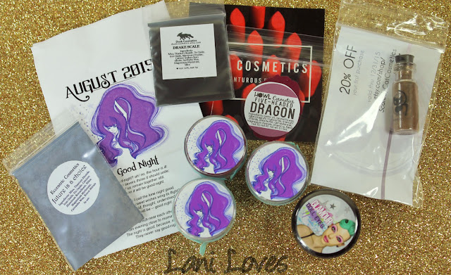 Innocent + Twisted Alchemy August 2015 I+T Alchemists Subscription Swatches & Review