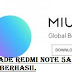 Cara Upgrade MIUI 10 di Redmi Note 5A Sukses