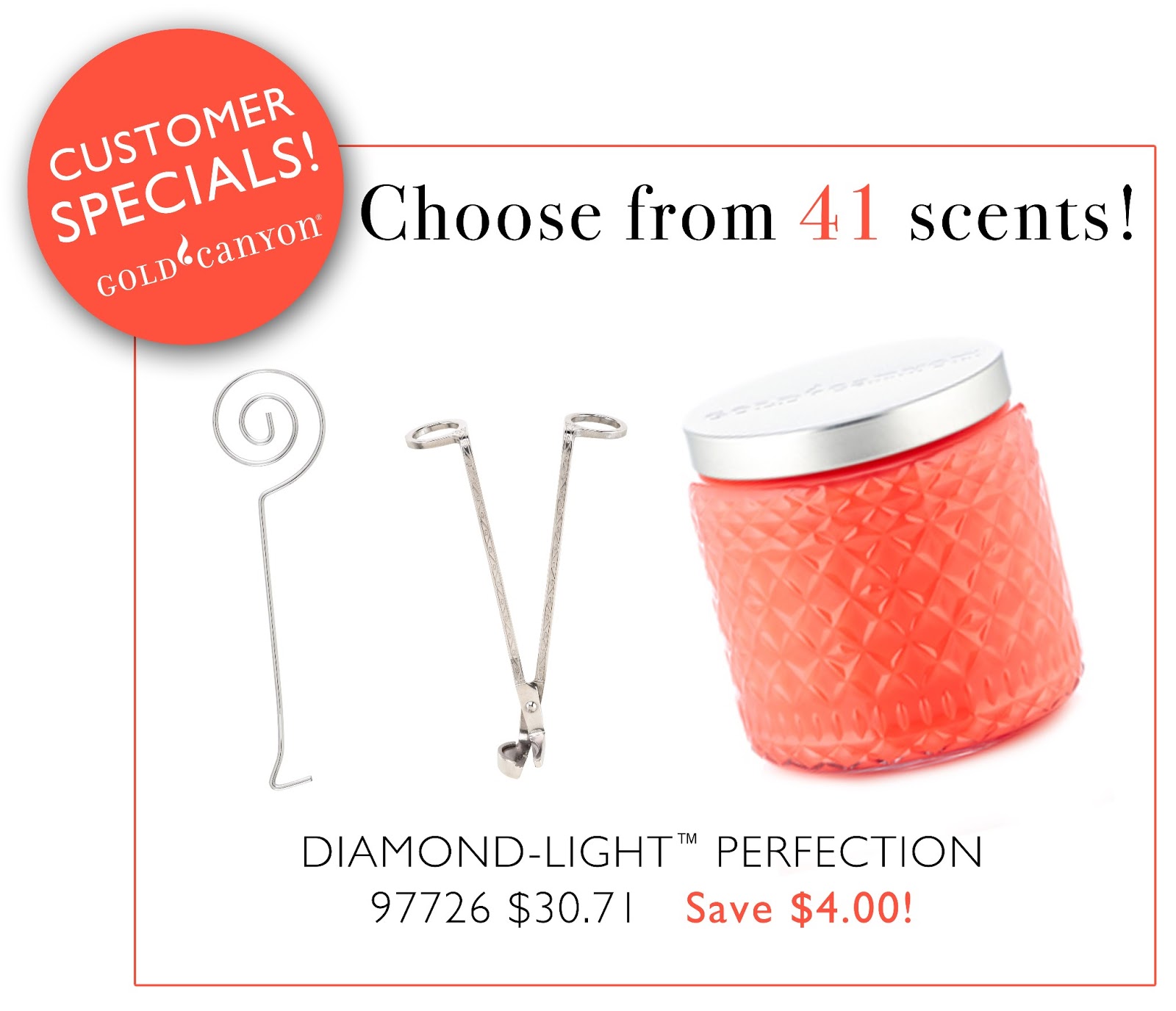 waiting on sunday to drown Gold Canyon Candles for a Good Cause and