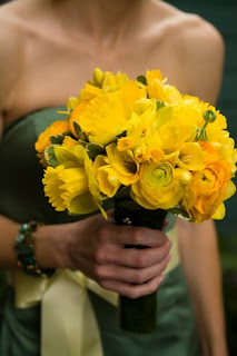Black Tulip Event Floral Design: Daffodils