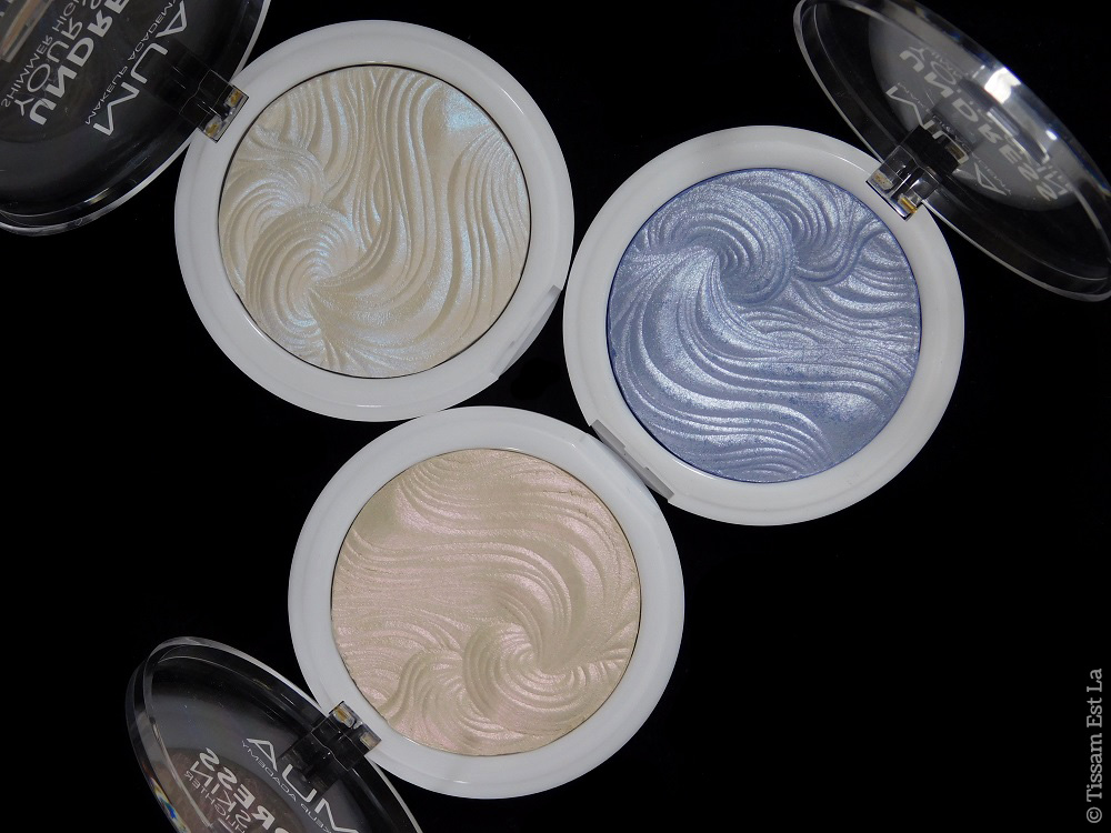MUA Makeup Academy - Undress Your Skin Shimmer Highlighters Spring 2017 - Peach Diamond, Pearlescent Sheen & Ice Sparkle - Review & Swatches MUA Makeup Academy - Undress Your Skin Shimmer Highlighters Spring 2017 - Peach Diamond, Pearlescent Sheen & Ice Sparkle - Review & Swatches