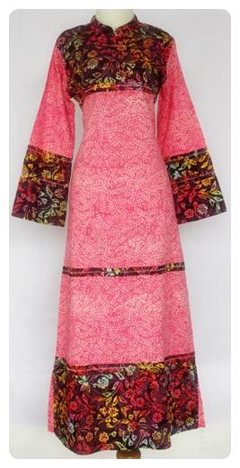 Warna warni model busana batik muslim wanita muslimah modern Warna warni model busana batik muslim wanita muslimah modern