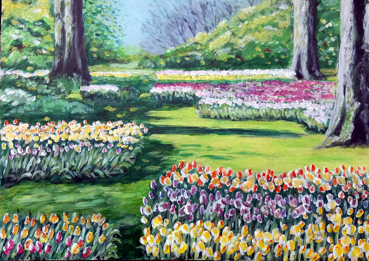 Brian S Notebook Tulip Garden