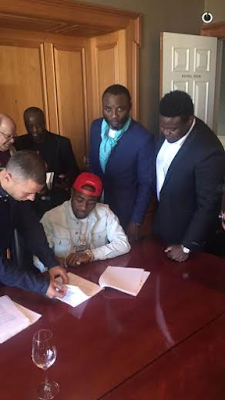Davido signs with SONY
