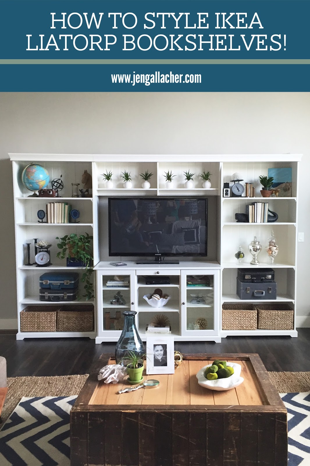 How to Style the Ikea Liatorp Bookshelves! Jen Gallacher