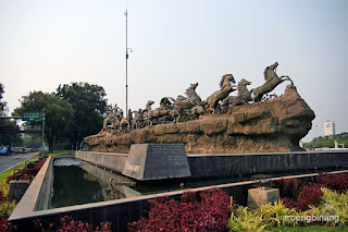 patung arjuna wijaya thamrin jakarta