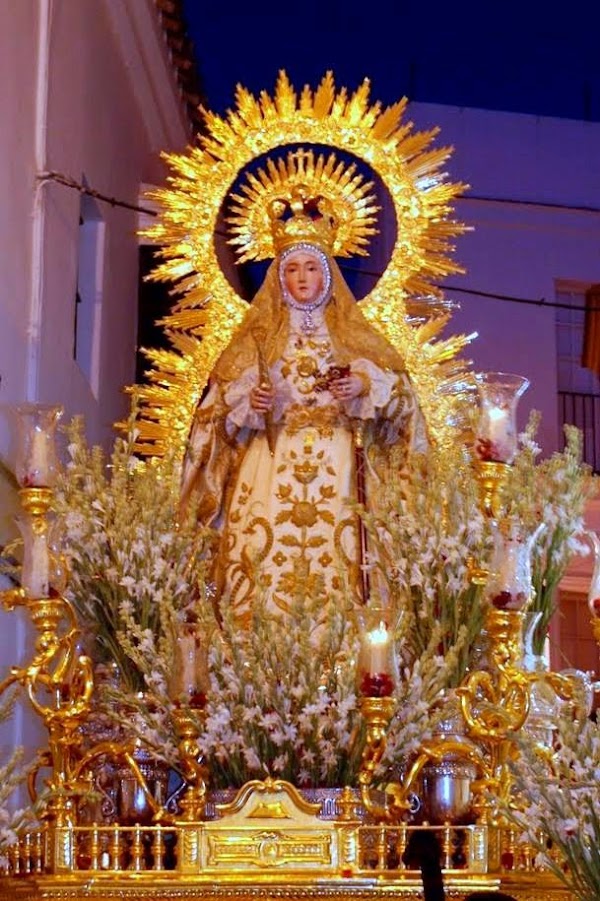 Horario e Itinerario Procesión Virgen de las Nieves. Arcos de la Frontera (Cádiz) 05 de Agosto del 2014