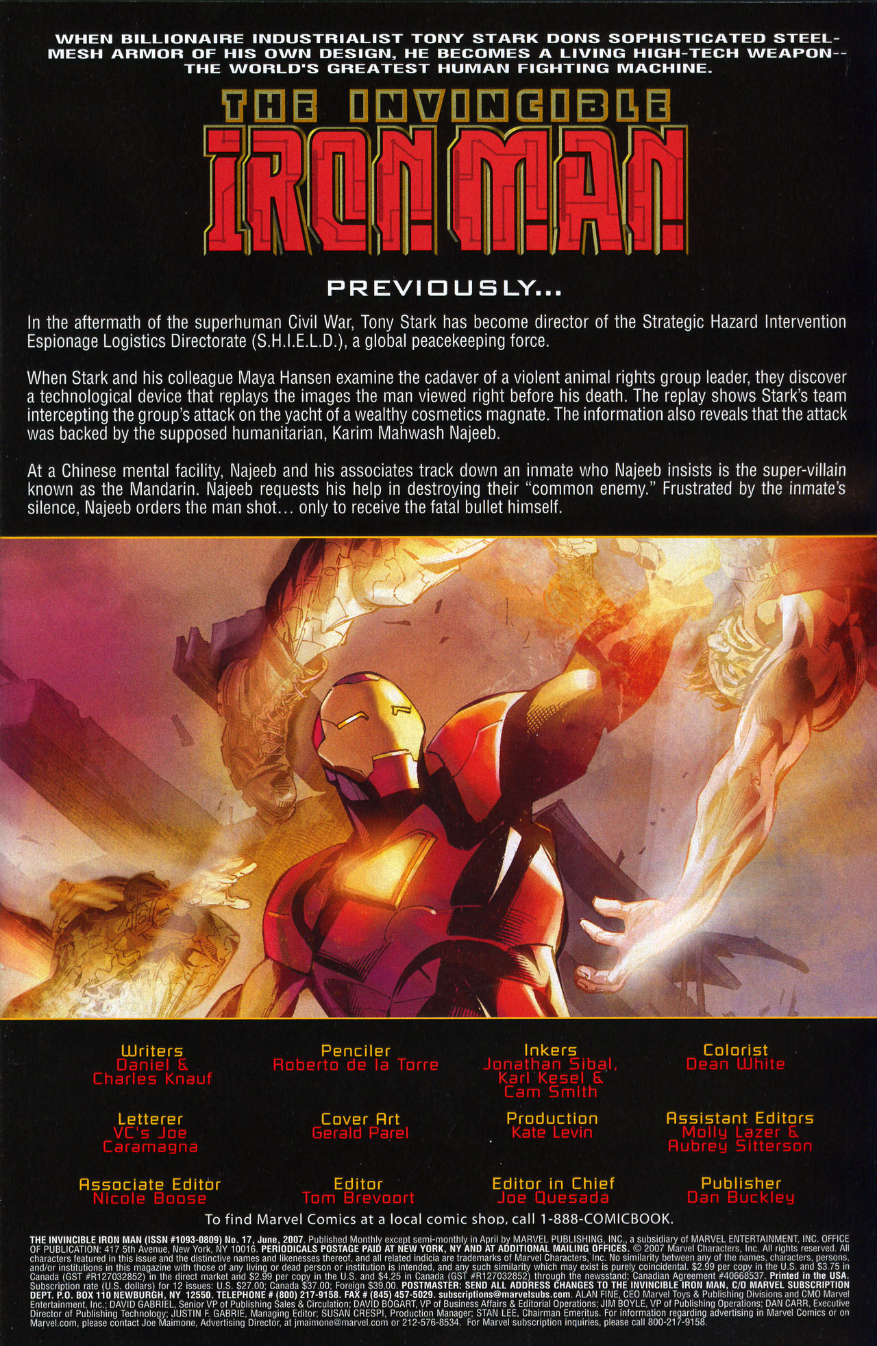 Read online Iron Man (2005) comic -  Issue #17 - 3