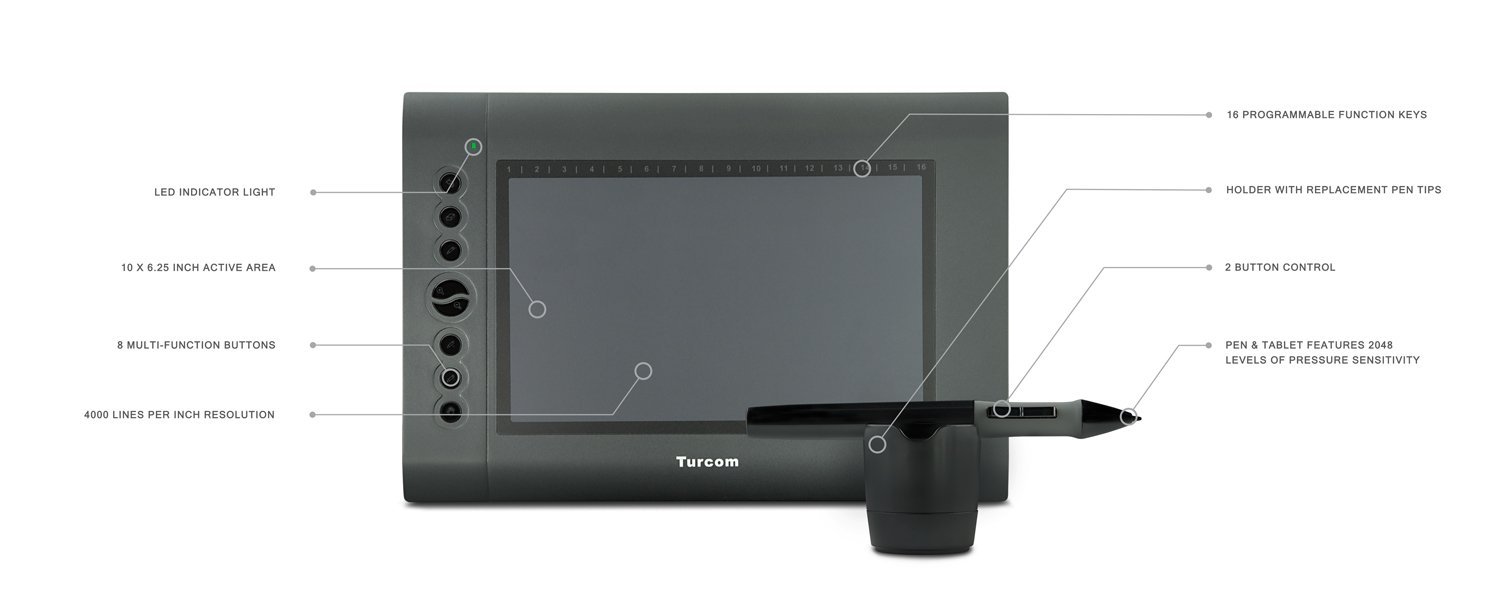ANYONE USE A TURCOM/HUION TS-6610 TABLET I NEED HELP