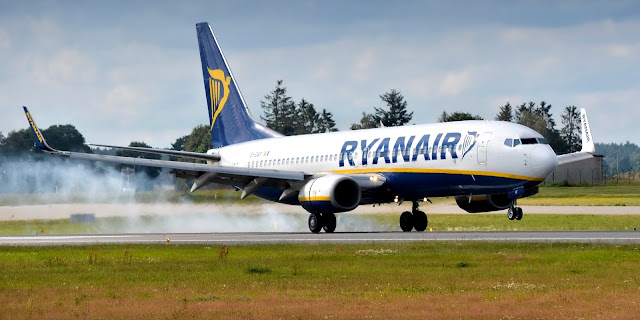 Image Attribute: RyanAir's Boeing 737-800 landing / Source: Piotr Kozmin