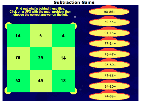 Subtraction Games | School Techie