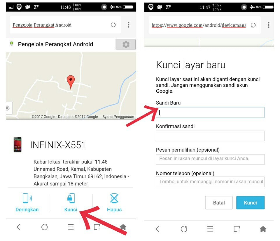 Cara Buka Lupa Pola Password Hp Android | GLOBAL TIPS