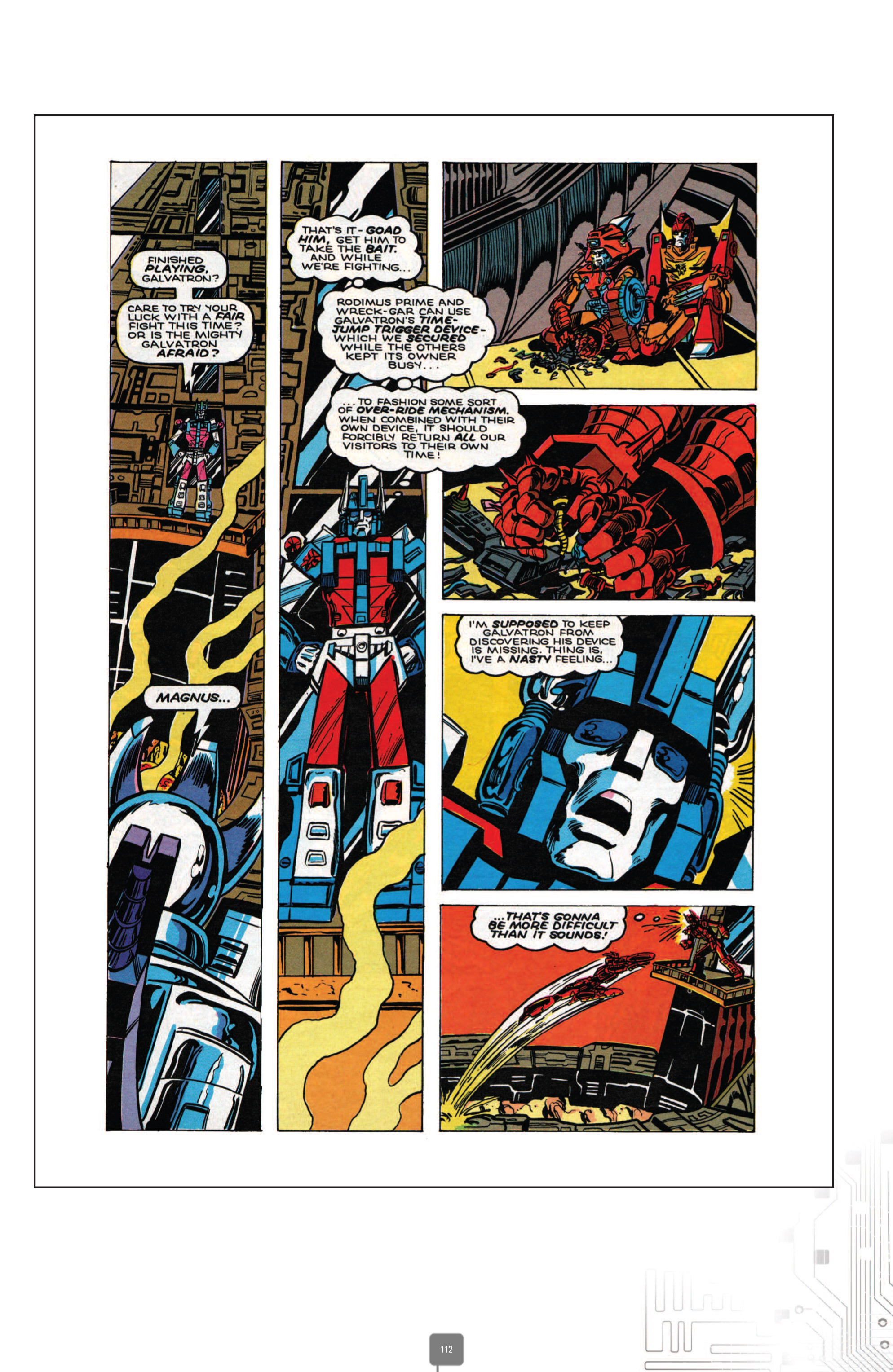 Read online The Transformers Classics UK comic -  Issue # TPB 4 - 112