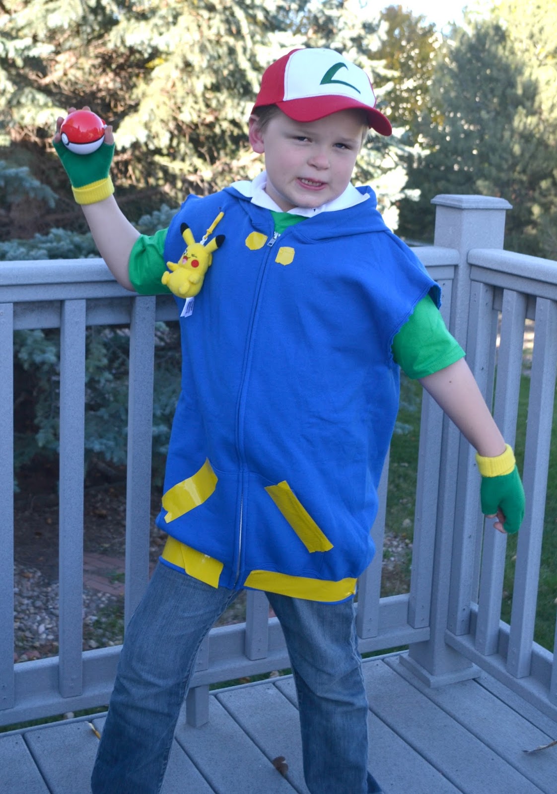 Ash Ketchum - Pokemon DIY Halloween Costume | Building Our Story