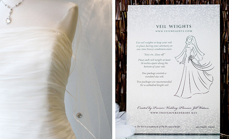 Veil Weights, Crystal Veil Weight, Magnet Veil Weight, Bridal Gift