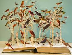 words birds forest into paper blackwell su bird artist makes sculpture books turning flying shoes becomes butterflies flight takes turn