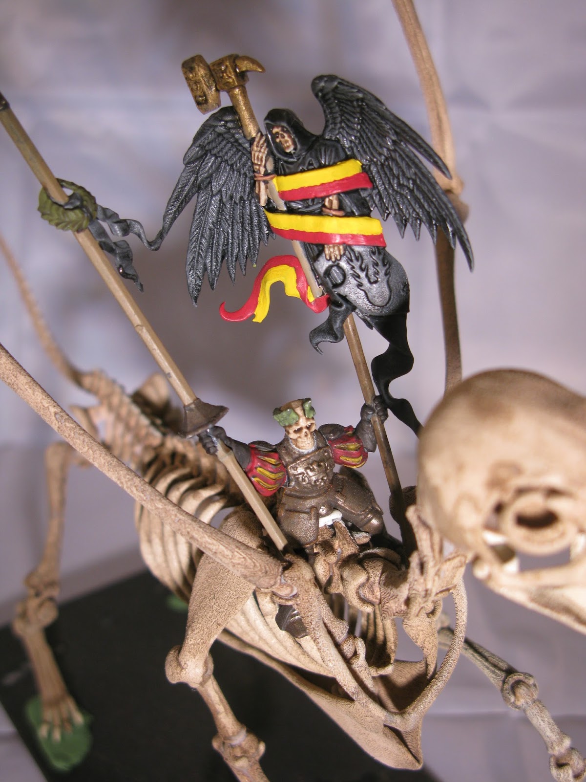 Ars Mortis WIP Undead Empire Army Undead Emperor/General on Skeletal