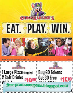Free Printable Chuck E Cheese Coupons Free Printable Chuck E Cheese Coupons