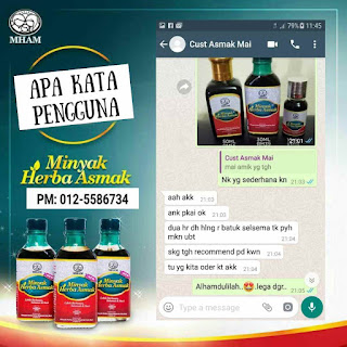 Testimoni Minyak Herba Asmak