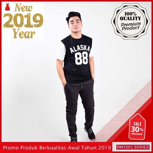RMY280D33 Diesel Kaos Raglan Alaska Keren Hitam Trendy BMGShop
