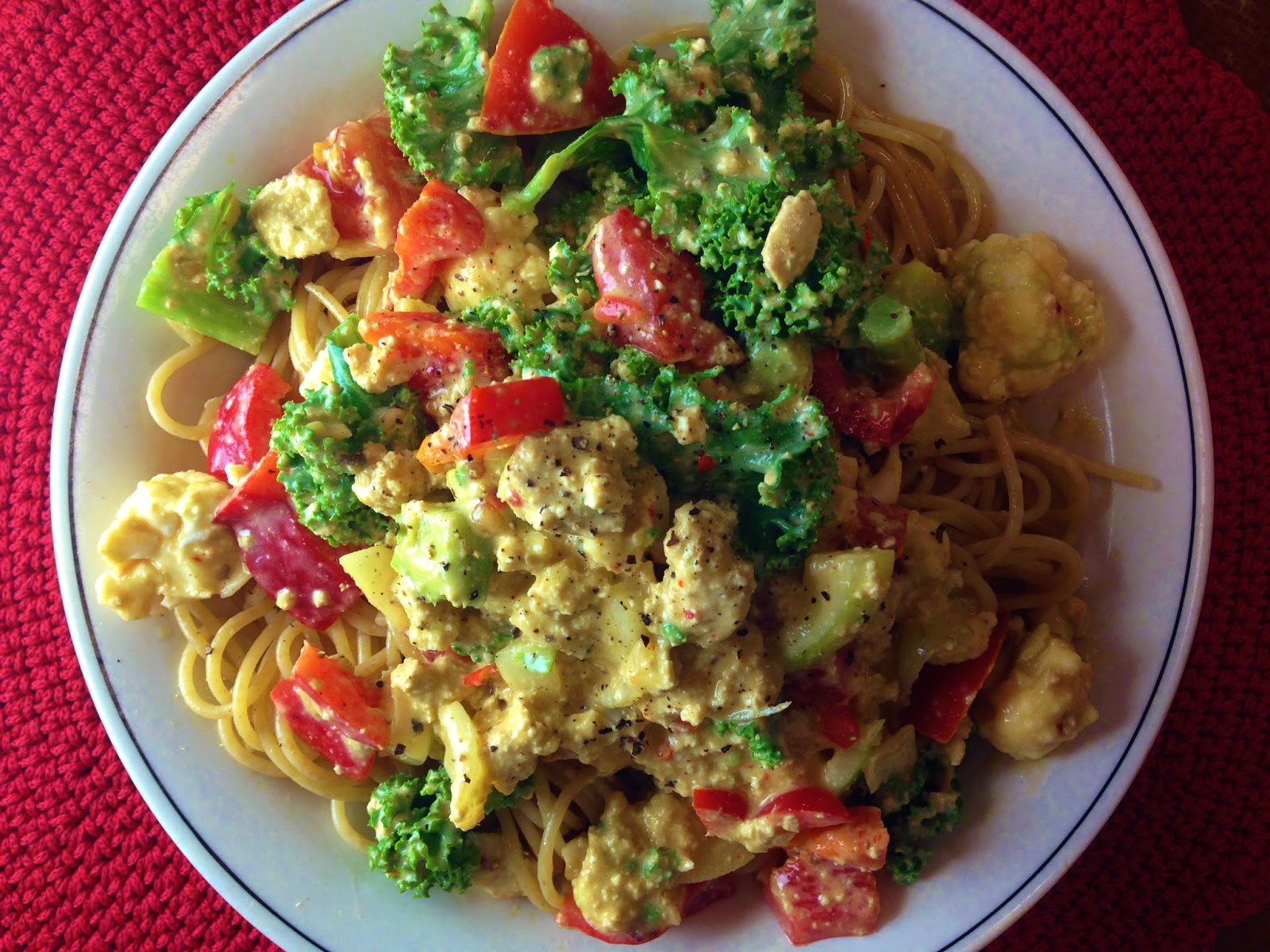 une petite life. Helppo ja nopea kermainen pasta tai risotto (vegaani