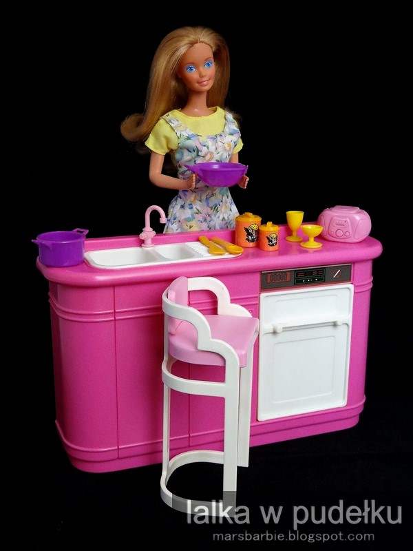 **lalka w pudełku** Kitchen Playset Barbie® 1990