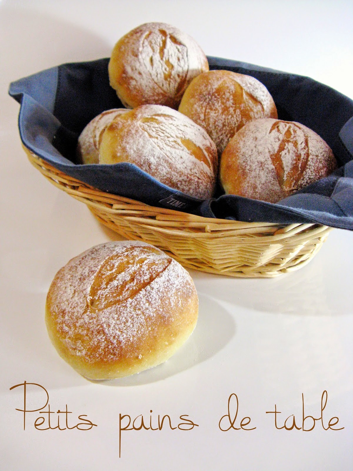 J&amp;#39;en reprendrai bien un bout...: Petits pains de table