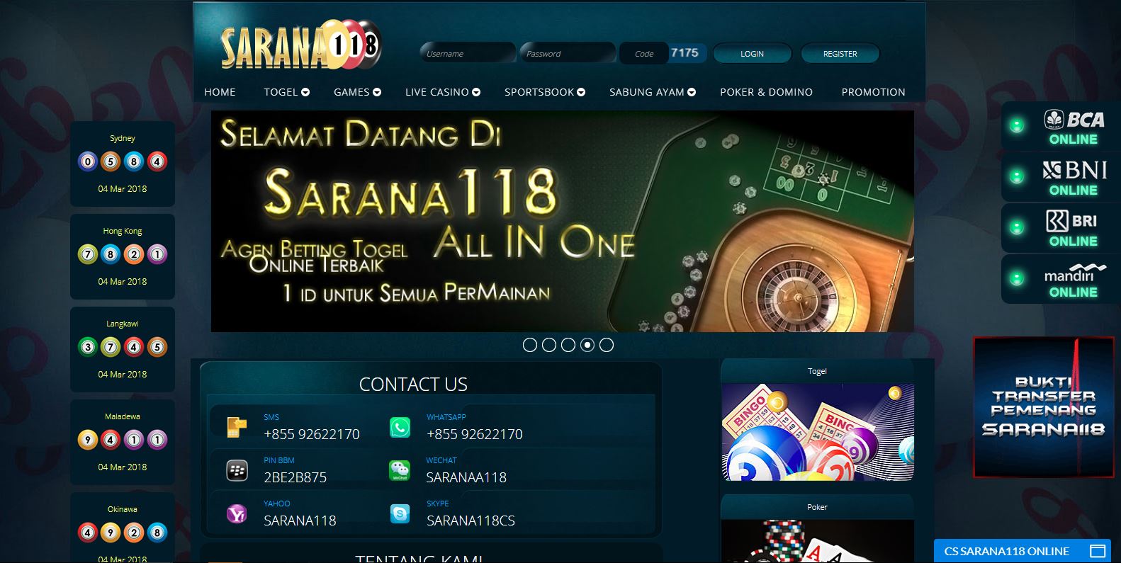 Sarana118