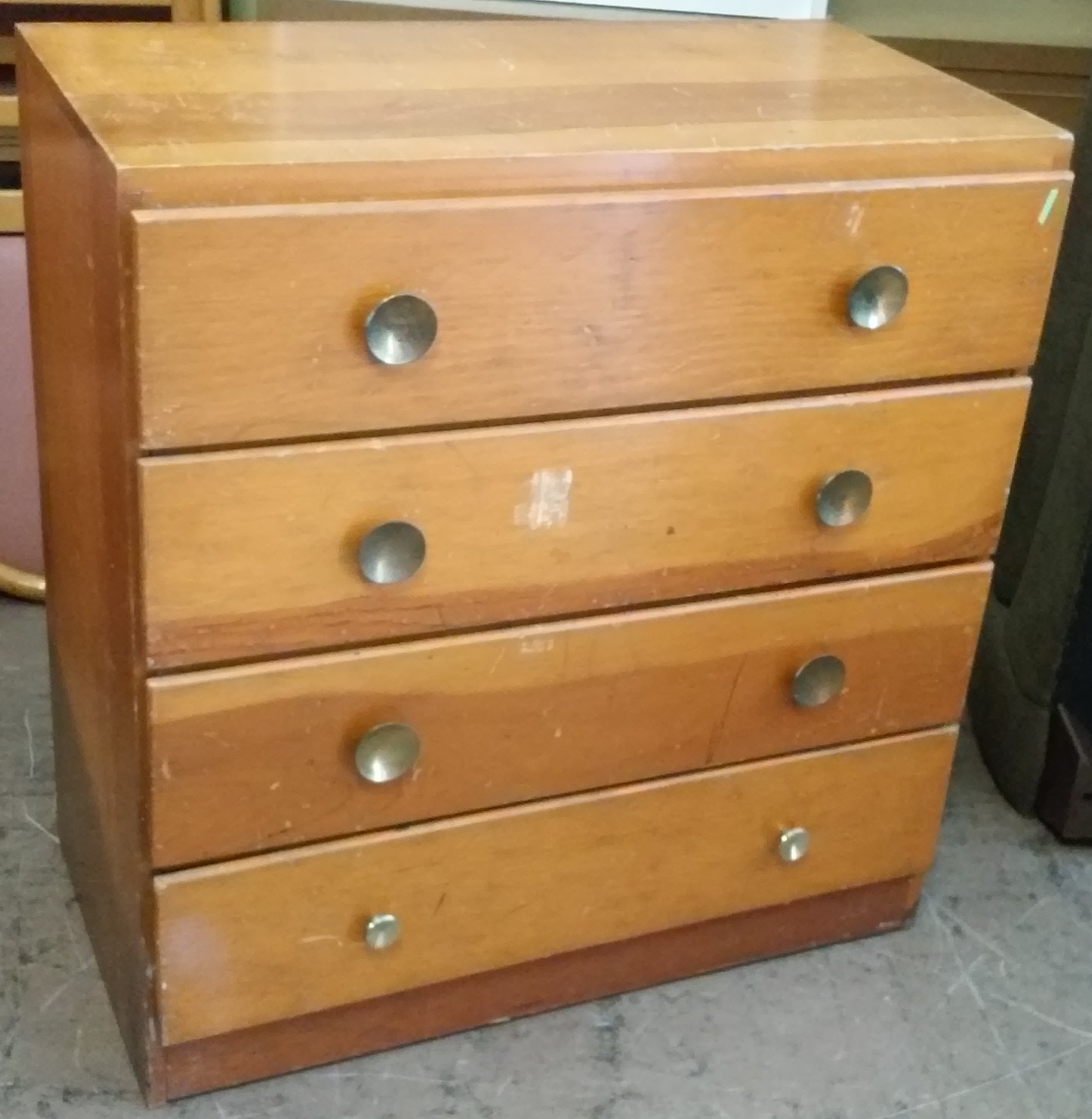 UHURU FURNITURE & COLLECTIBLES SOLD 4Drawer Vintage Pine Chest 50