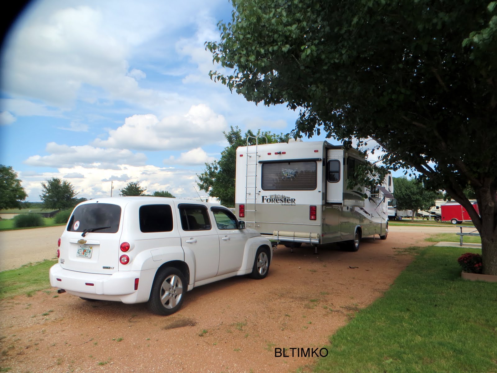Bob and Linda's RV Travels Peach Country RV Park, Stonewall Texas trip
