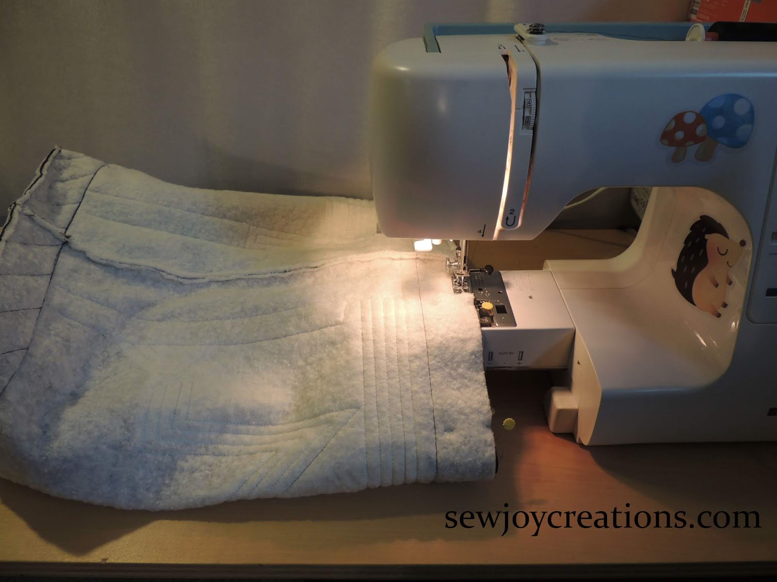 Sew Joy Quilted Row turned into a basket