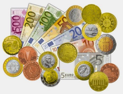Gioco Soldi Euro Monete e Banconote 51 parti di elaborazione denaro negozietto Kaufmann caricamento 
