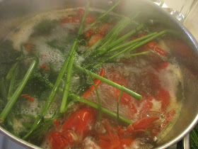 boiling crayfish, rapujen keittäminen