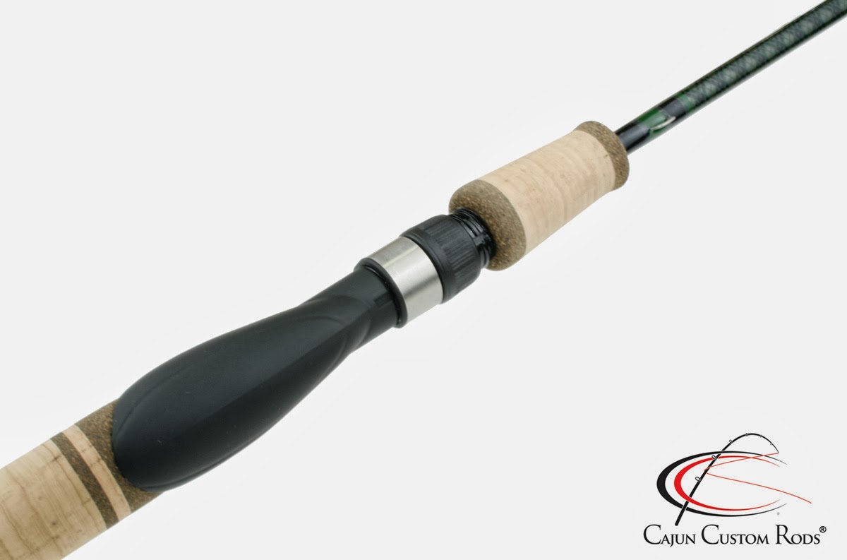 Cajun Custom Rods Ultralight Spinning Rod (green)