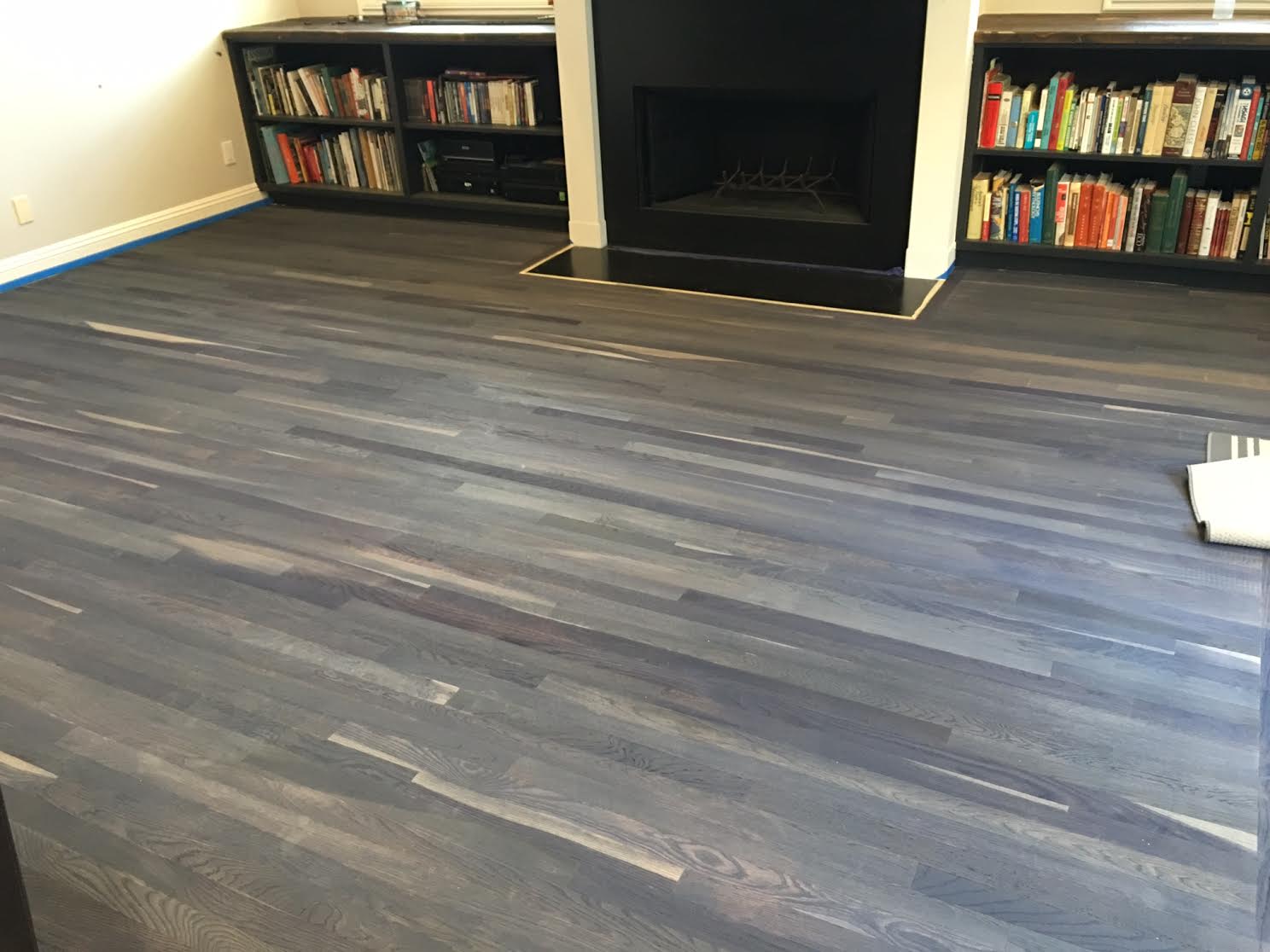 Diy Ebonized White Oak Floors, Ebonized Hardwood Flooring
