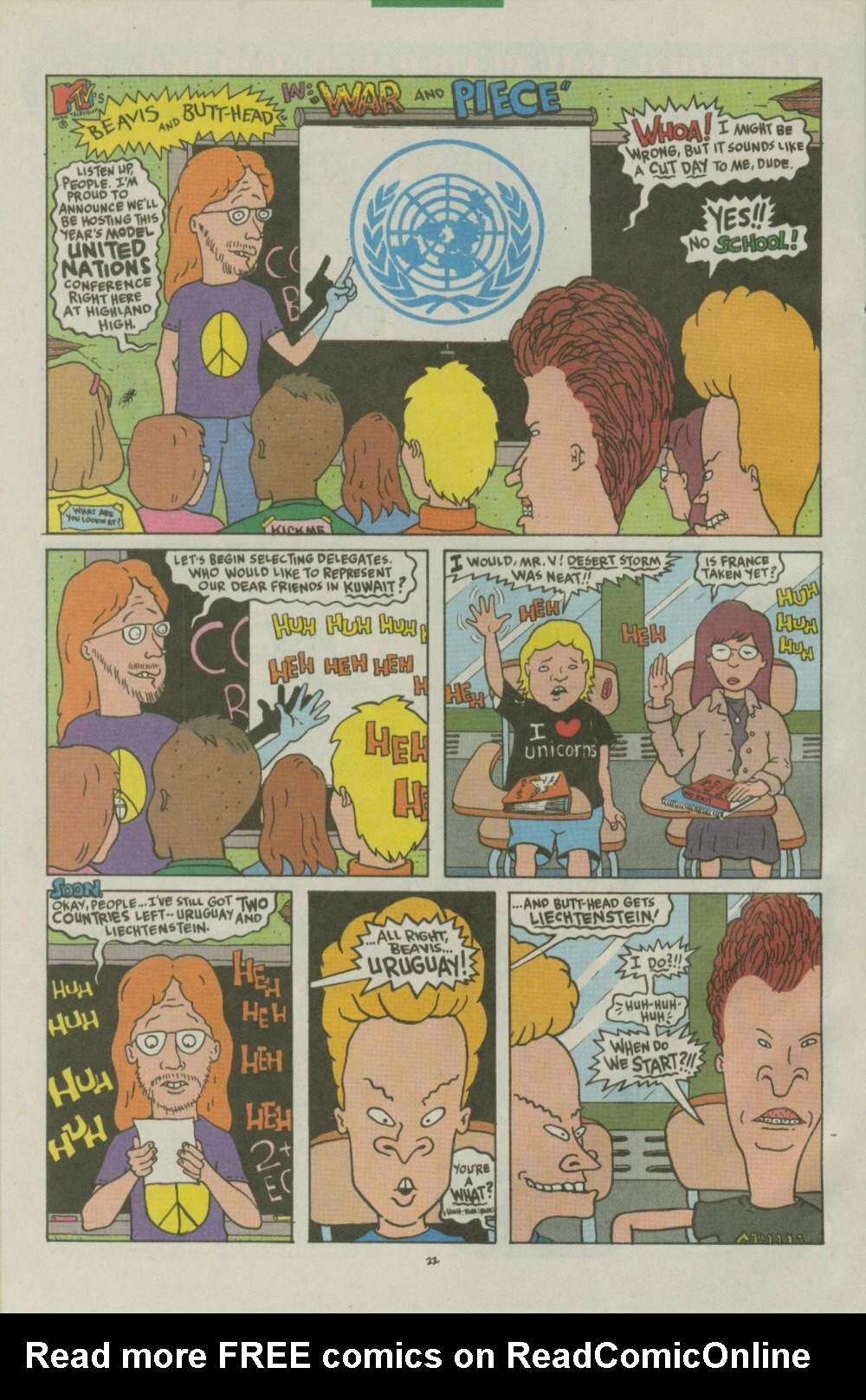 Read online Beavis and Butt-Head comic -  Issue #14 - 23