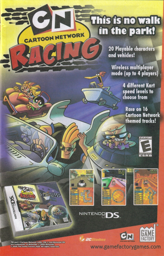 Cartoon Network racing nintendo ds ad : r/CartoonNetwork