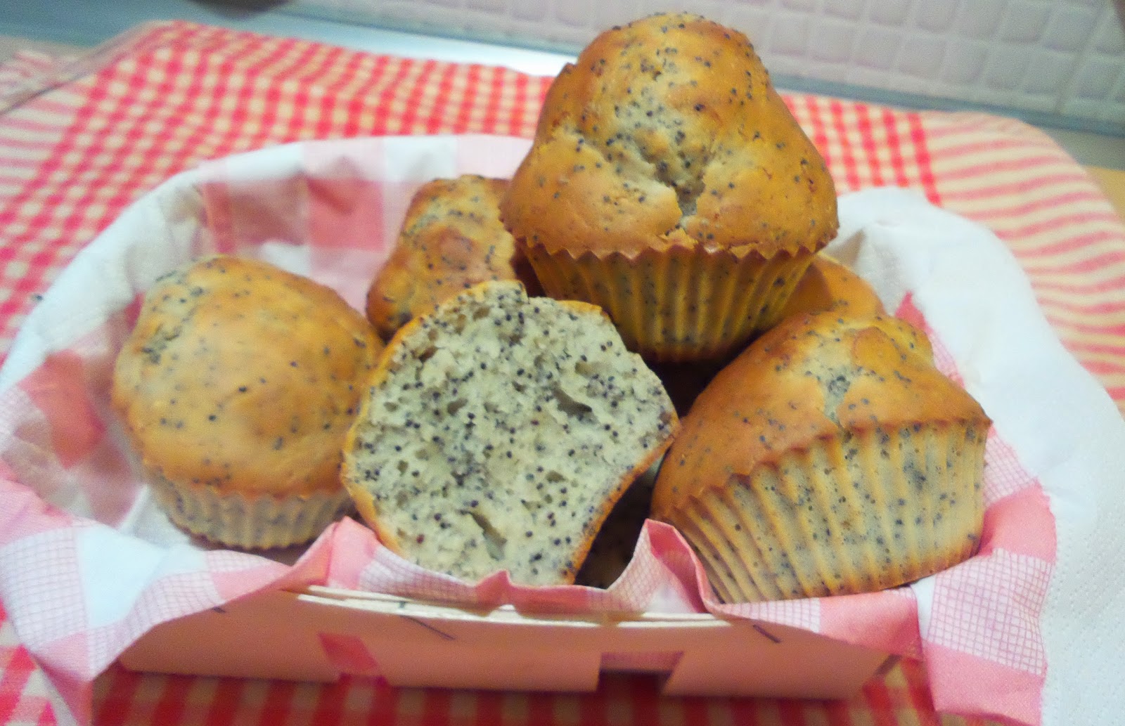 muffin limone e semi di papavero - senza burro-