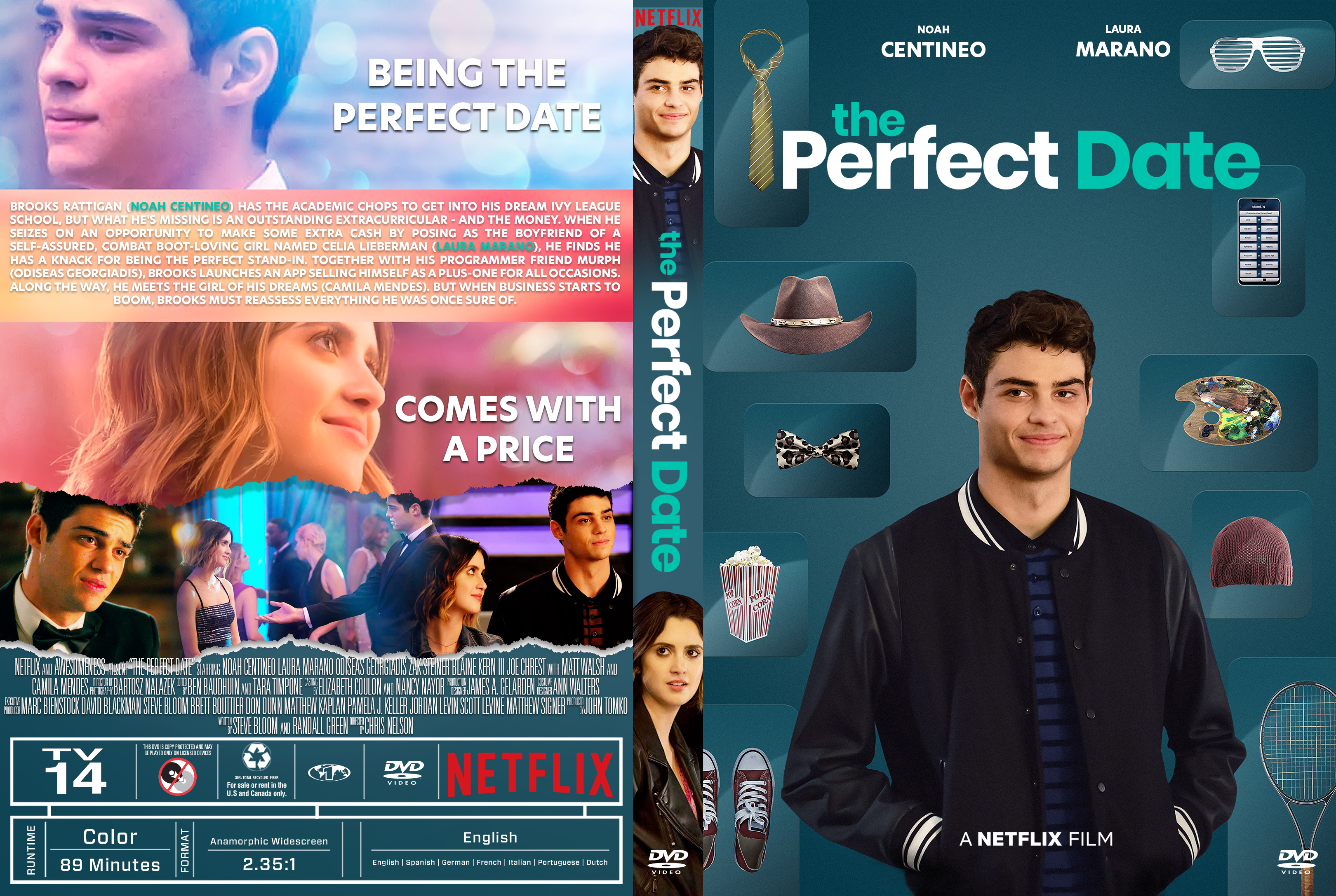 The Perfect Date DVD Cover - Cover Addict - Free DVD, Bluray Covers.