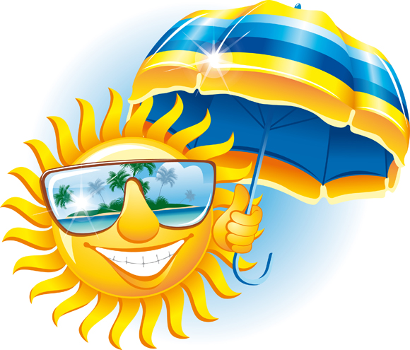 funny sun clipart - photo #17