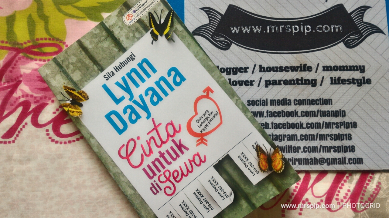 Review Novel Cinta Untuk Disewa (by Lynn Dayana)