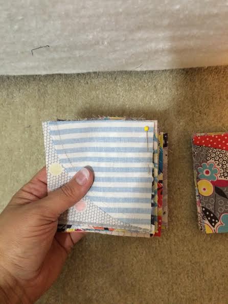 a maiden hair fern: Stack and Sew method