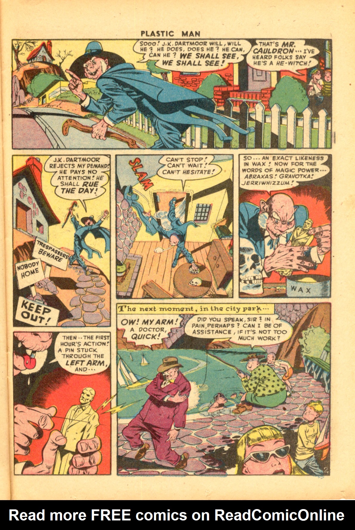 Read online Plastic Man (1943) comic -  Issue #9 - 37